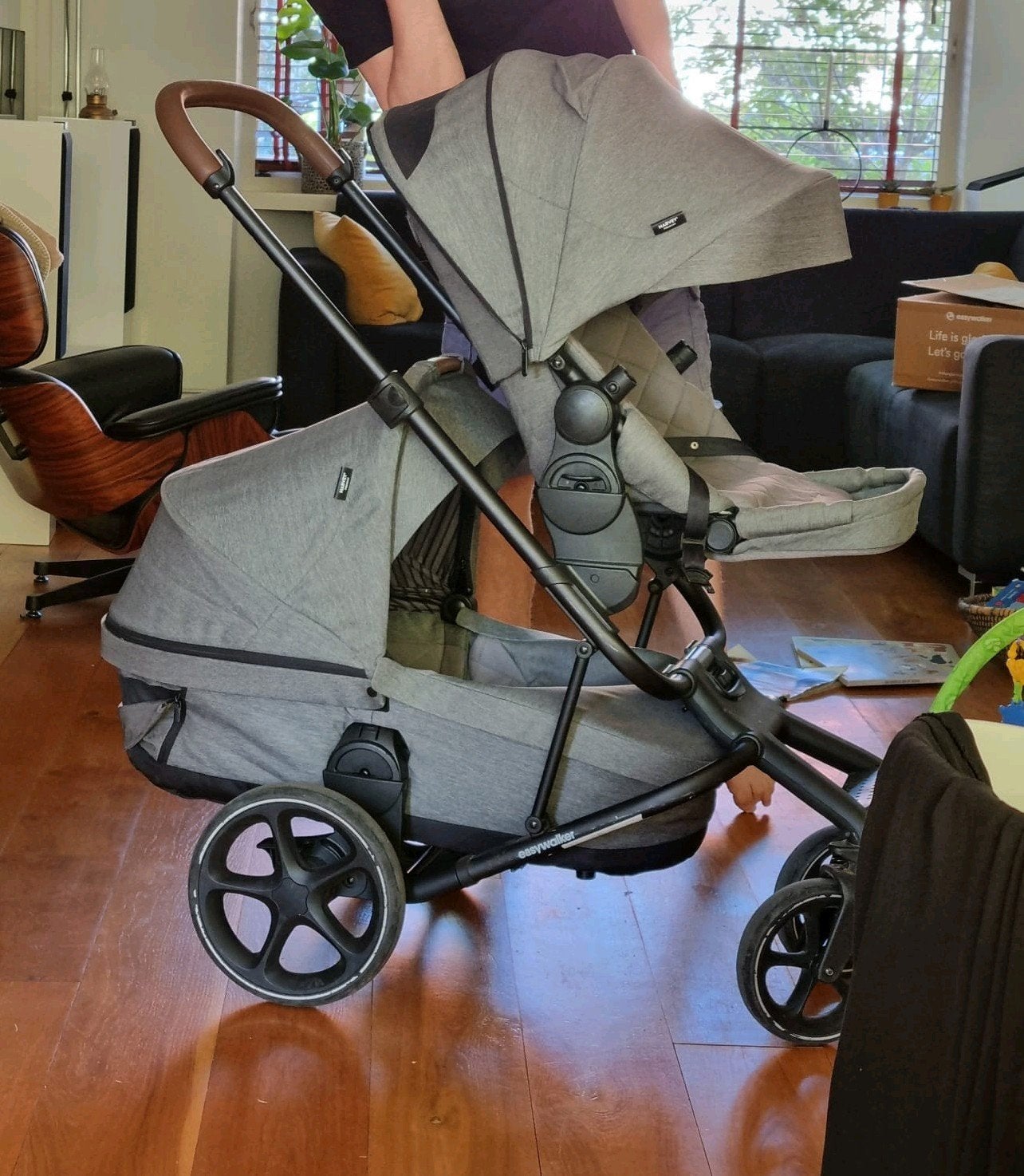 Easywalker Harvey3 Premium Combiwagen Duo met uitbreiding, Kinderen en Baby's, Kinderwagens en Combinaties, Ophalen, Gebruikt