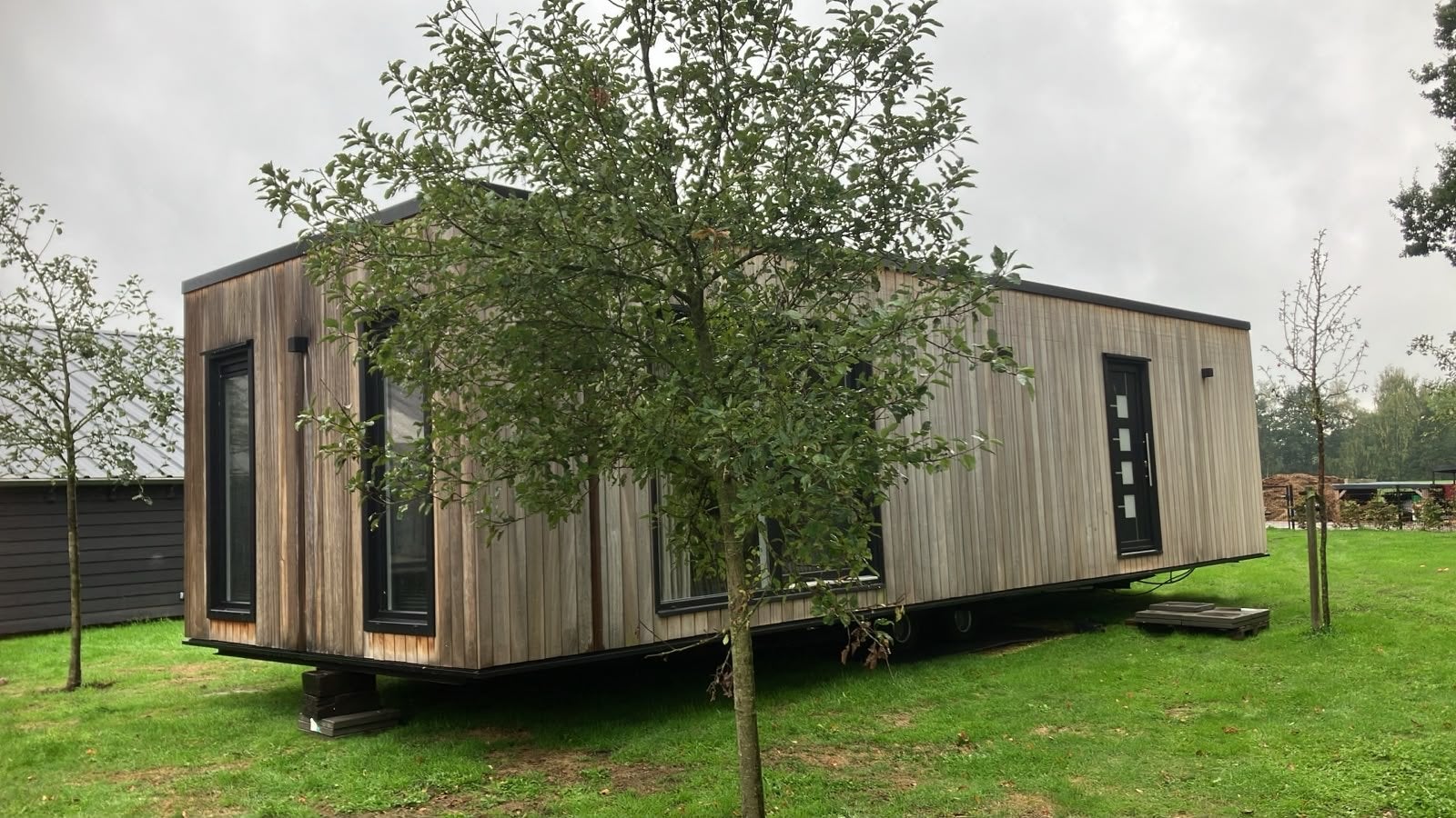 Luxe chalet stacaravan mantelzorgwoning 2 jaar oud,, Tot en met 5