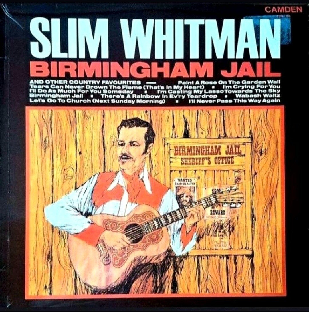 LP  SLIM WHITMAN - Birmingham Jail, Cd's en Dvd's, Ophalen of Verzenden, Gebruikt
