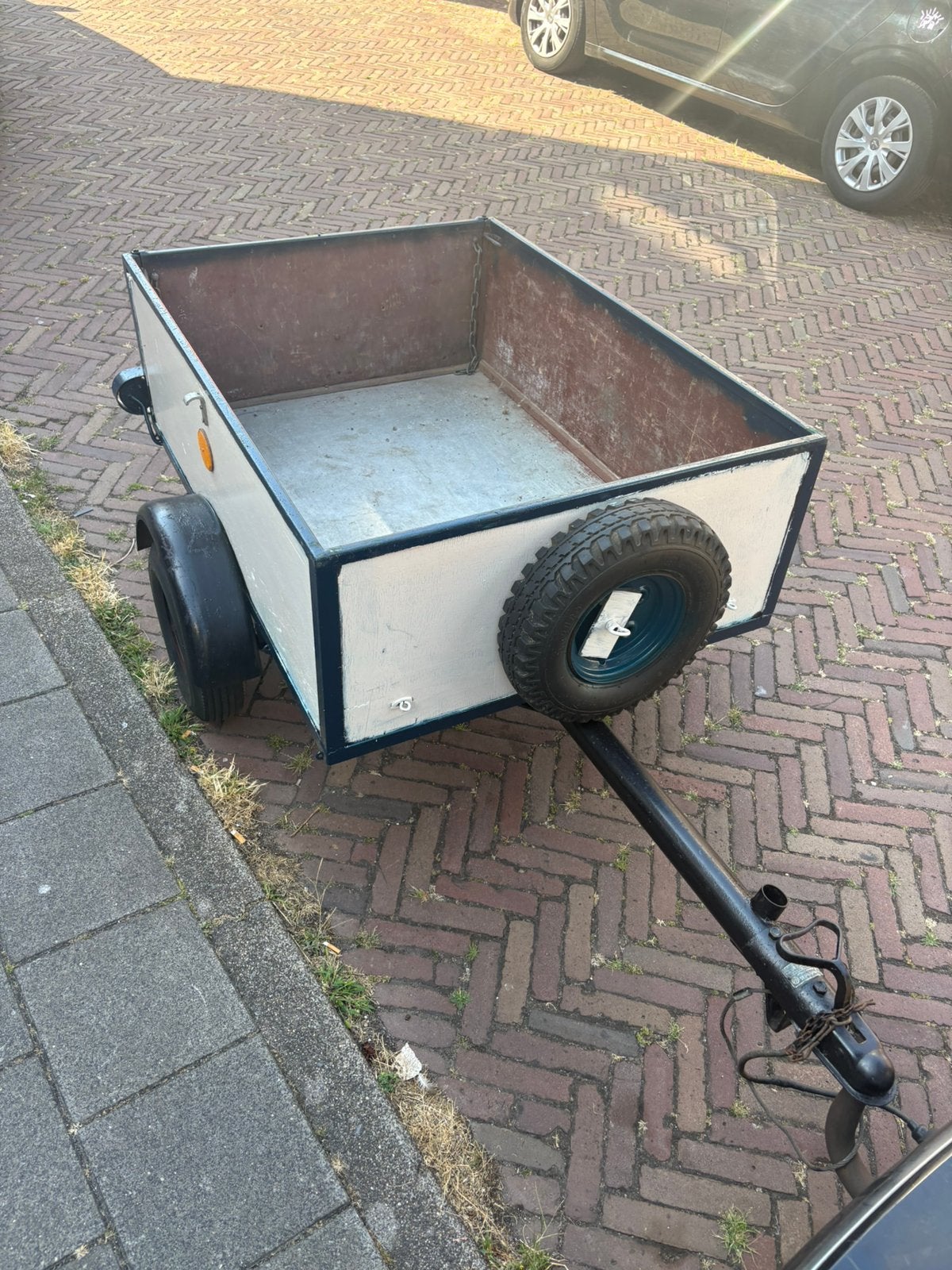 Aanhanger bagagewagen 126cm L x 96cm B x 50 cm H, Auto diversen, Aanhangers en Bagagewagens, Ophalen of Verzenden, Gebruikt