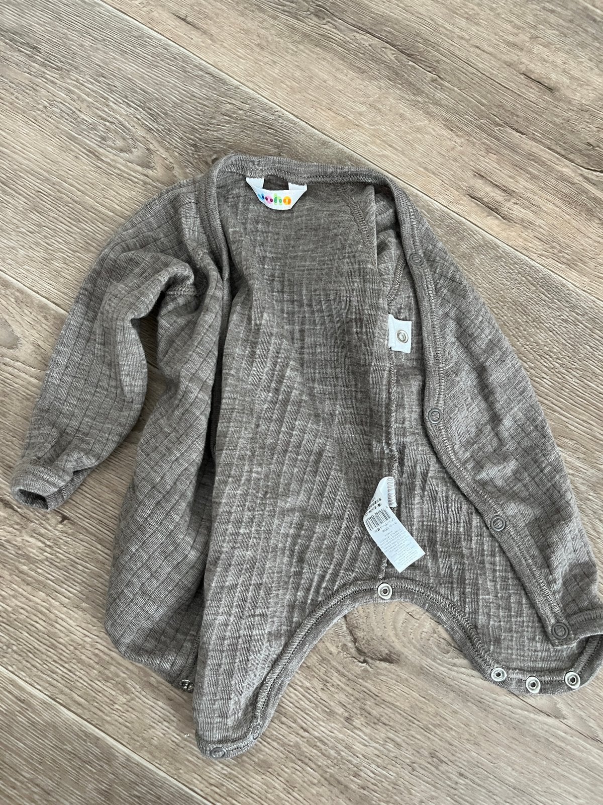Romper JOHA merinowol lange mouw 56/62, Ophalen of Verzenden, Zo goed als nieuw, Jongetje of Meisje, Nacht- of Onderkleding