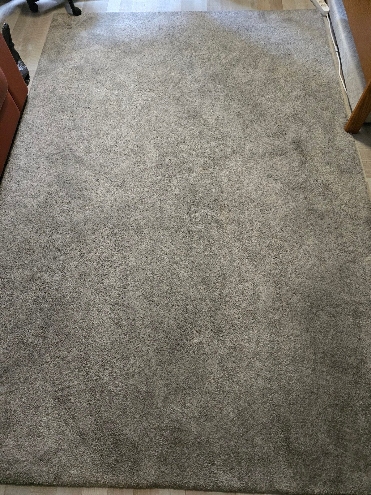 IKEA STOENSE vloerkleed 200x300 cm + antislip - Grijs, Ophalen, Gebruikt, 200 cm of meer, 200 cm of meer