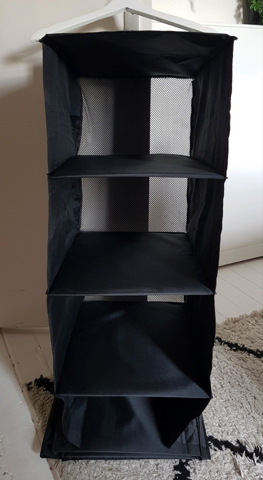 Ikea Skubb opberger met 6 vakken zwart, Ophalen of Verzenden, Gebruikt