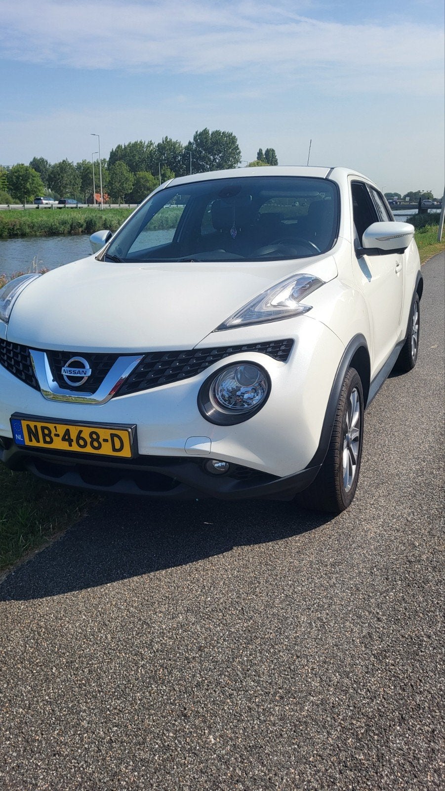 Nissan Juke Tekna 1.6L 117pk CVT 2WD 2017 Wit, 4 cilinders, Origineel Nederlands, Particulier, SUV of Terreinwagen