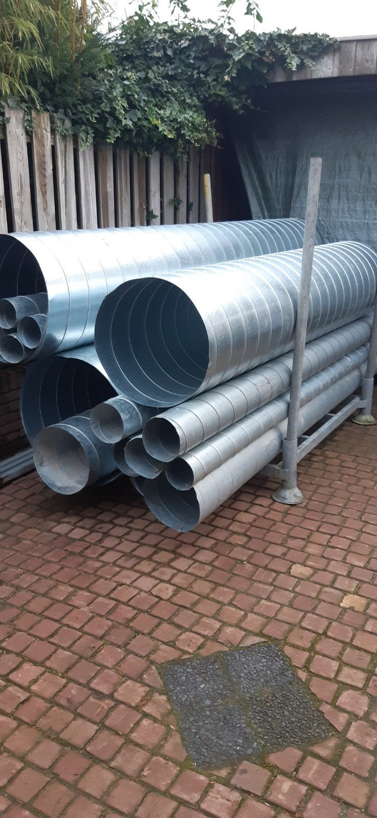 Spiraalbuizen voor ventilatie en afzuiging, Doe-het-zelf en Verbouw, Ophalen, Gebruikt, Ventilator en Afzuiger