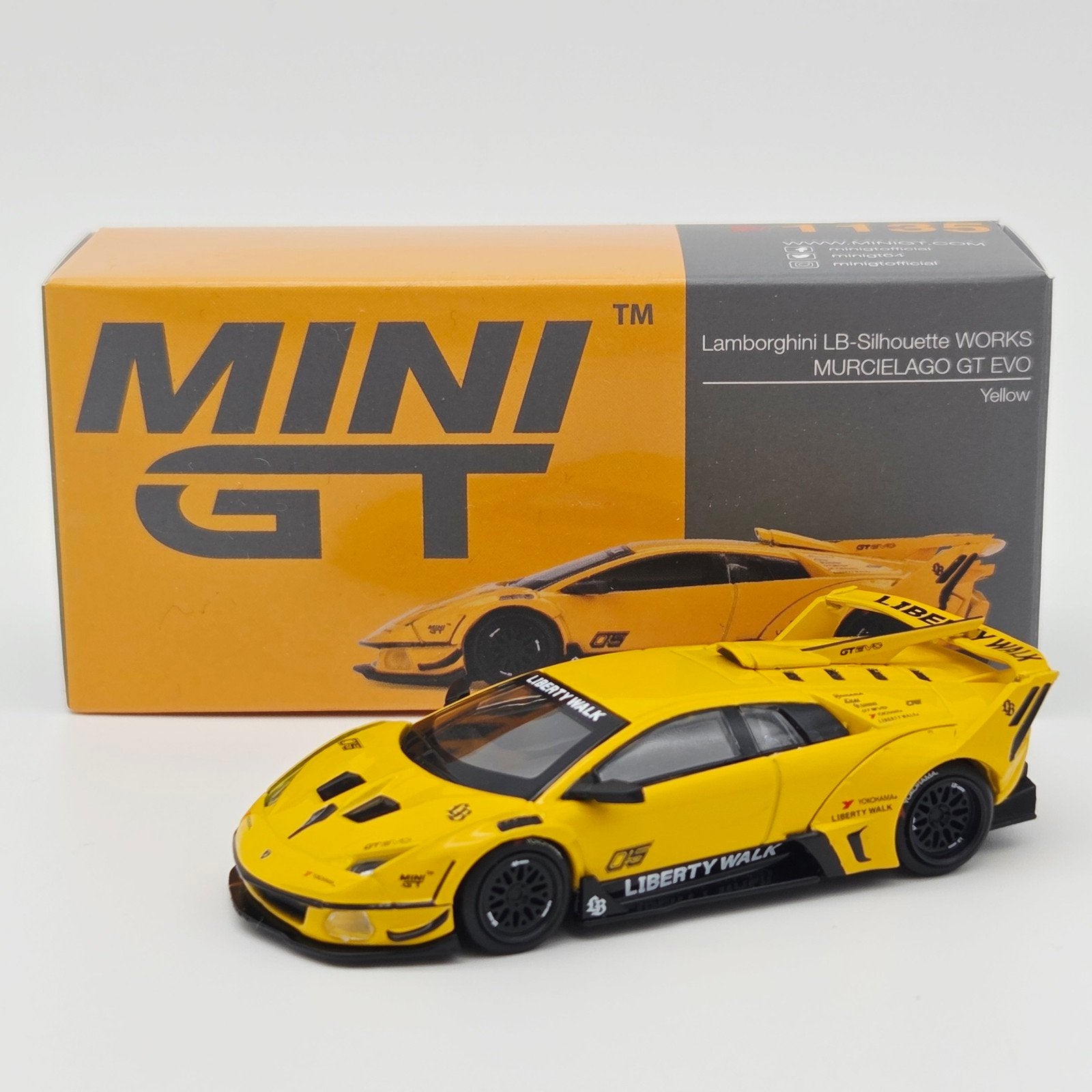 Mini Gt – 2025 Lamborghini Murcielago LB-Silhouette Works GT, Mymodelcar@outlook.com, Auto, Ophalen of Verzenden, Mini gt