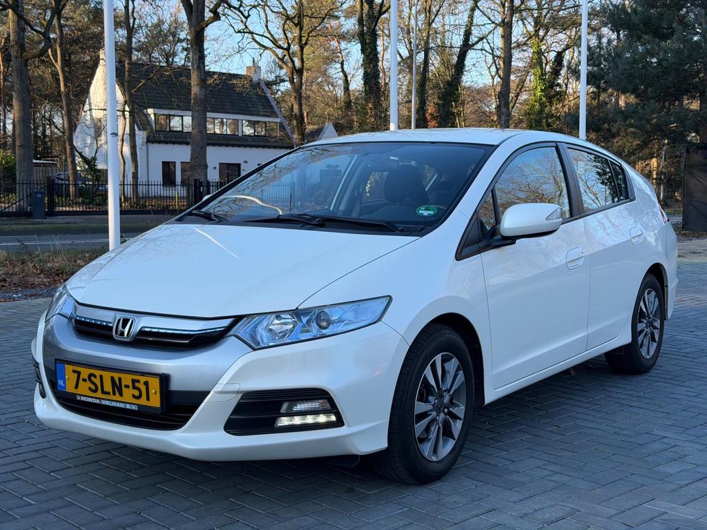 Honda Insight 1.3 Comfort/Automaat/Clima/Cruise/LMV/NAP, Euro 5, Gebruikt, 4 cilinders, Wit