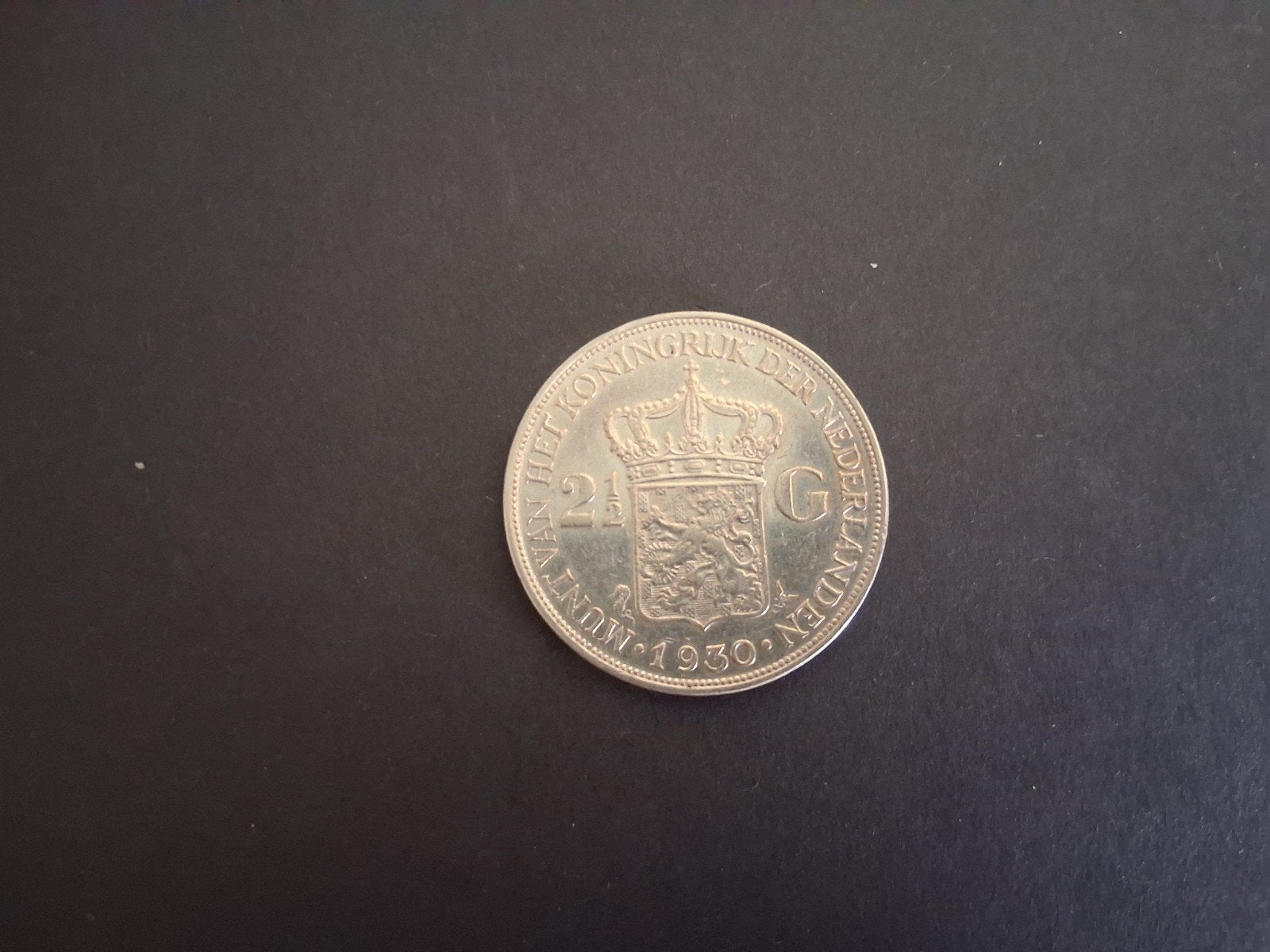 Zilveren rijksdaalder Wilh 1930, Verzenden, Zilver, Koningin Wilhelmina, Losse munt