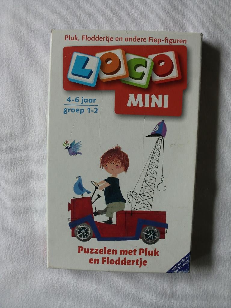 Mini Loco pakket Puzzelen met Pluk en Floddertje (4-6 jaar), Ophalen of Verzenden, Puzzelen