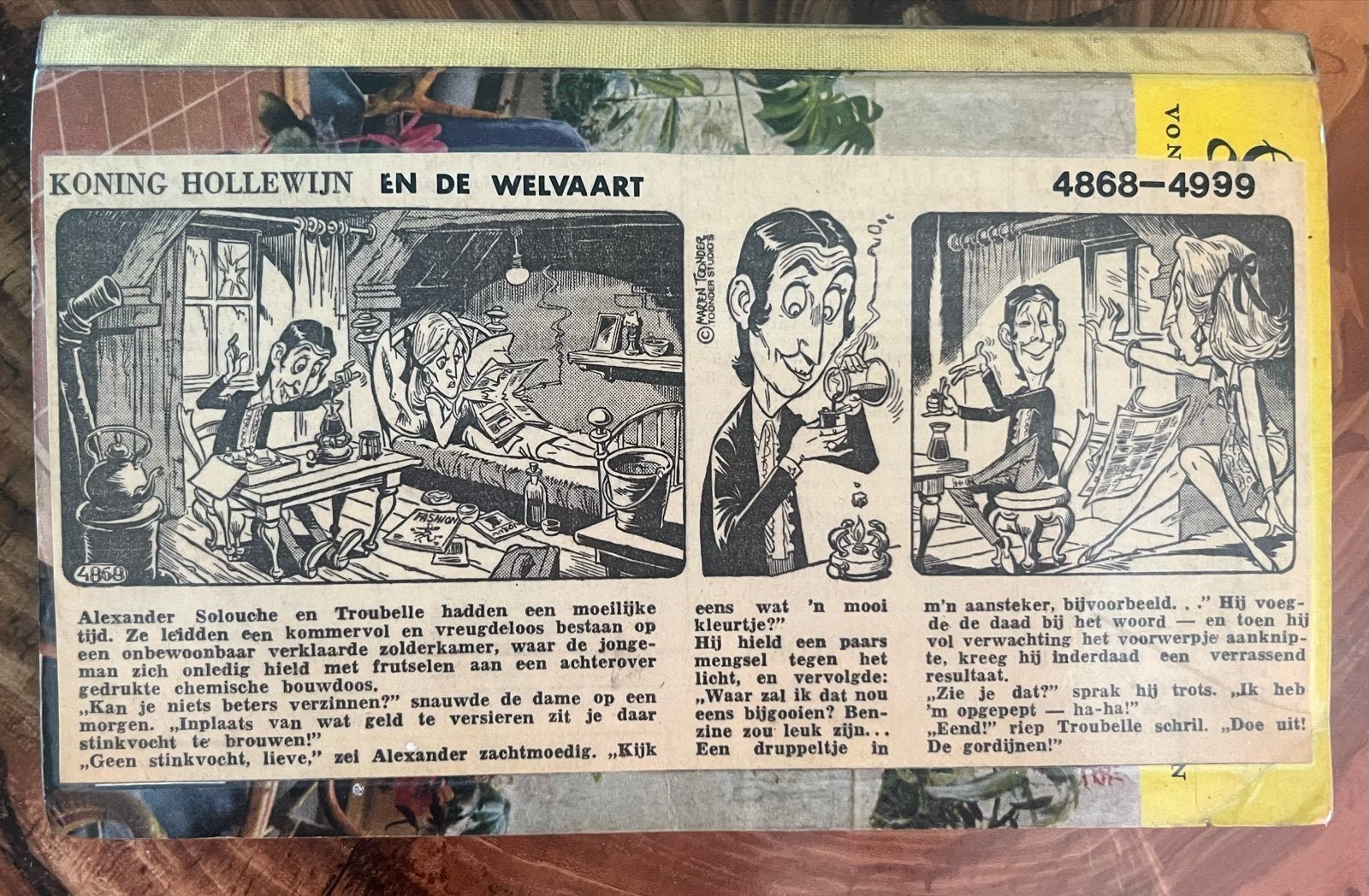 Koning Hollewijn en de Welvaart compleet 1970 Toonder, Boeken, Stripboeken, Eén stripboek, Ophalen of Verzenden