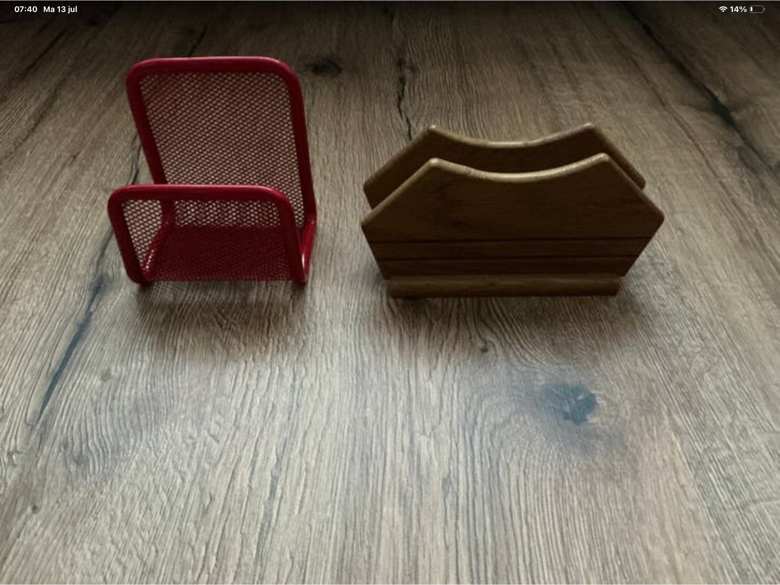 2 brieven / servet standaards. 1 koop., Huis en Inrichting, Woonaccessoires | Overige, Ophalen of Verzenden, Zo goed als nieuw