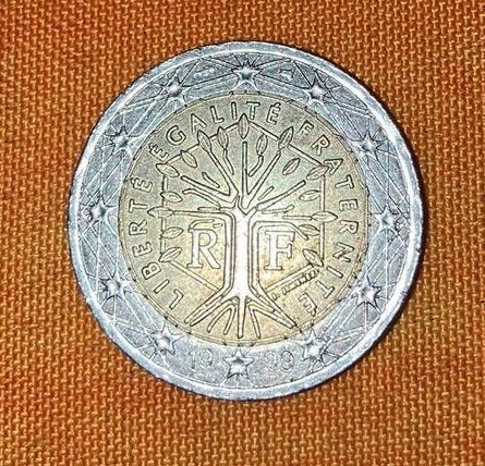 2 euro munt 1999 frankrijk, Postzegels en Munten, Munten | Europa | Euromunten, Ophalen of Verzenden, Frankrijk, 2 euro