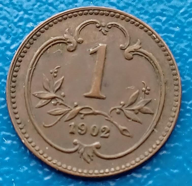 Oostenrijk 1 heller 1902 - Frans Jozef I, Verzenden, Oostenrijk, Losse munt