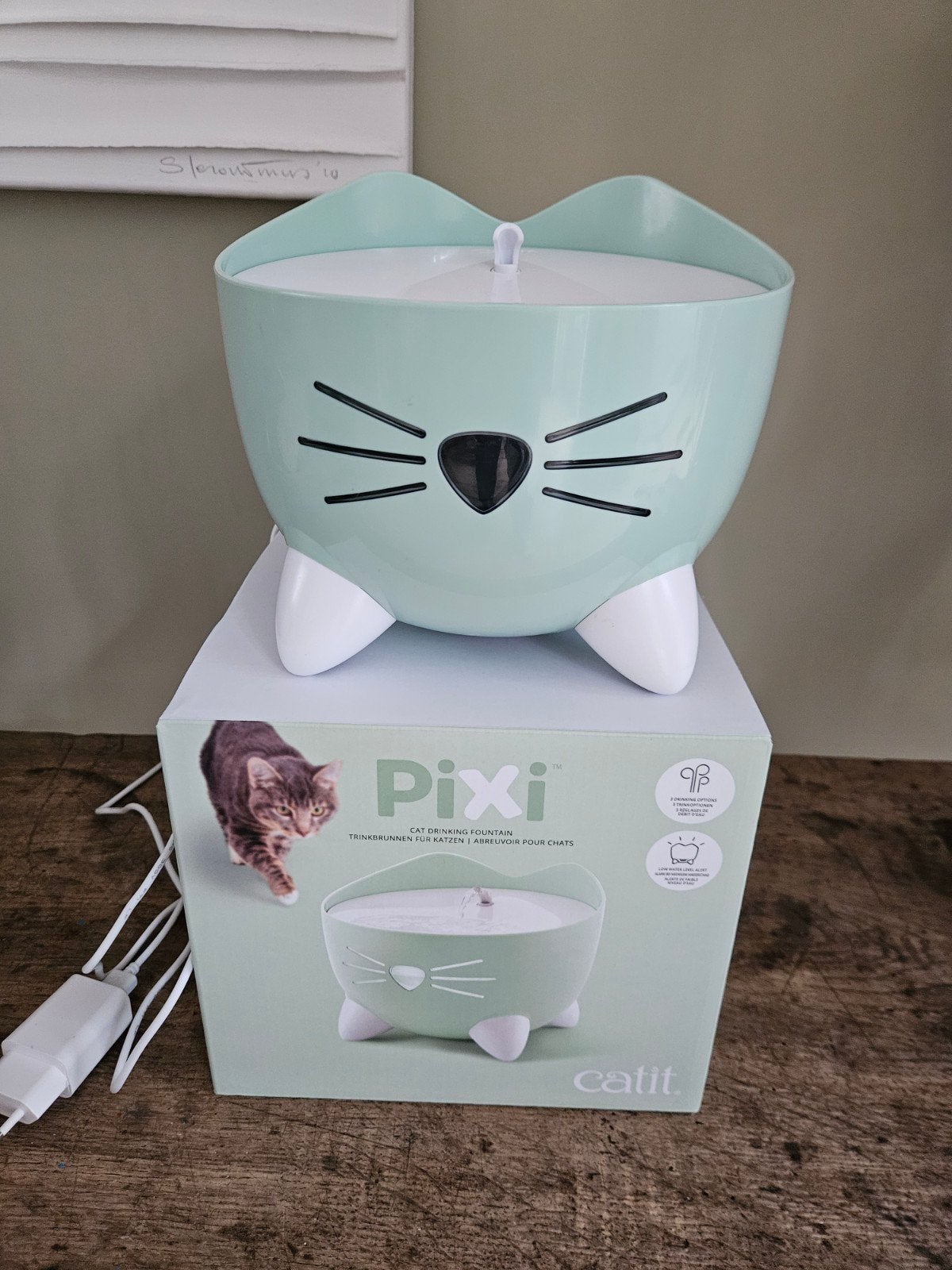 Catit Pixi drinkfontein poes of kat, Dieren en Toebehoren, Ophalen of Verzenden, Automatisch, Zo goed als nieuw