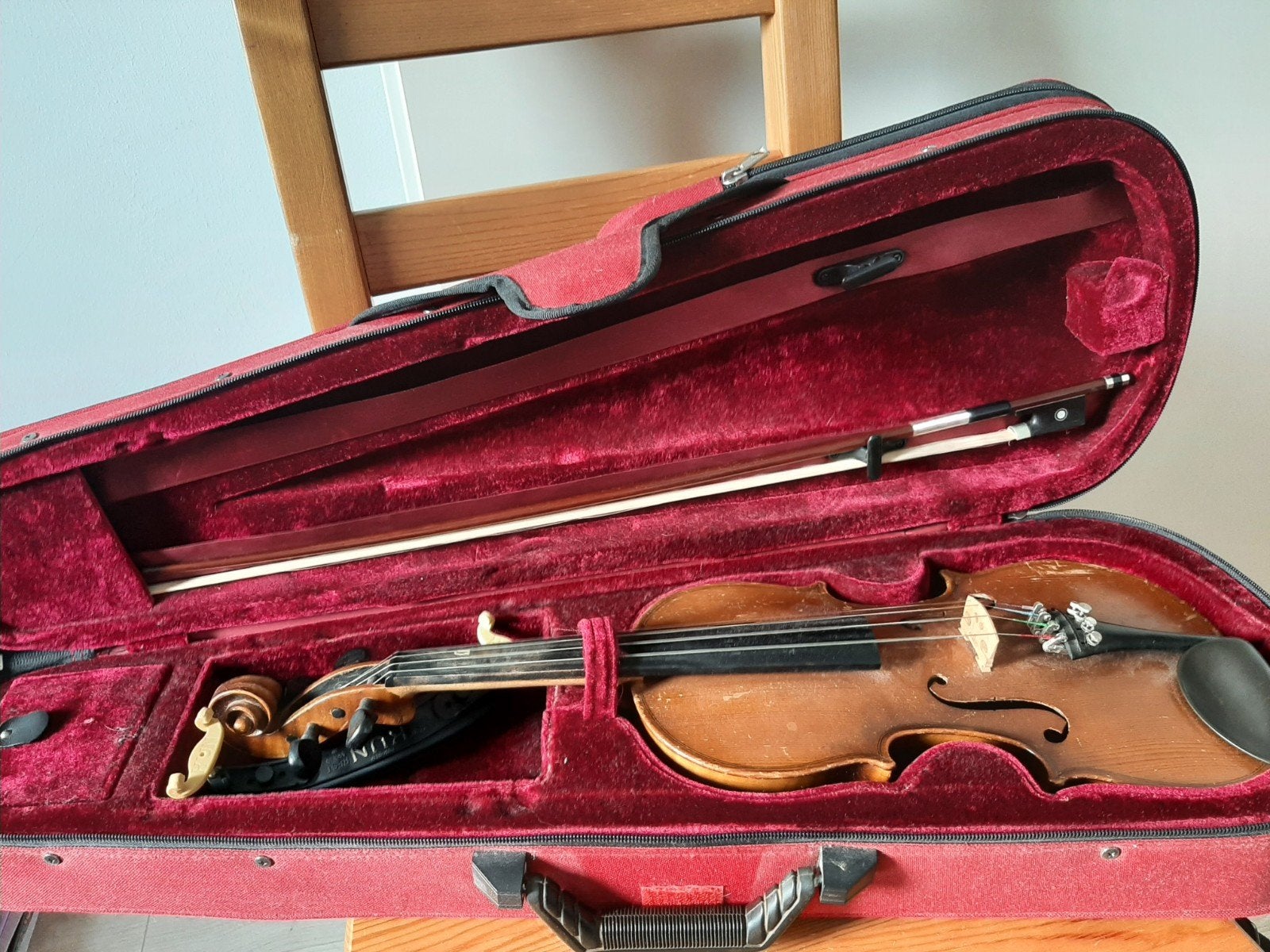 Mooie 3/4 viool, goede studieviool, Muziek en Instrumenten, Strijkinstrumenten | Violen en Altviolen, Ophalen, Gebruikt, 3/4-viool