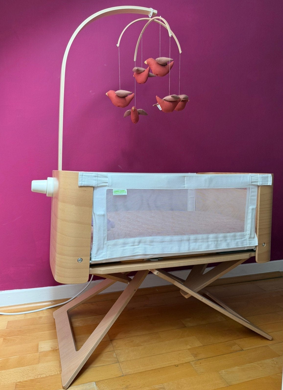 Bednest Co-Sleeper | Incl. wollen hoeslaken van Kico Label, Kinderen en Baby's, Babywiegjes en Ledikanten, Ophalen, Zo goed als nieuw