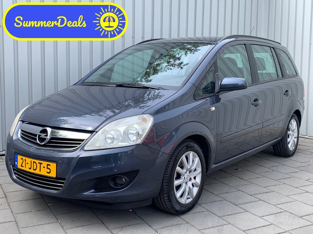 Opel Zafira 1.8 Temptation|7 Persoons|Navigatie|Climate Cont, Auto's, Voorwielaandrijving, Stof, Gebruikt, Zwart