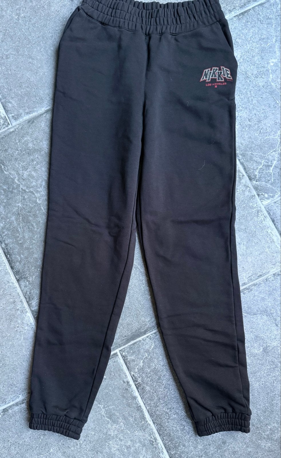 Nikkie joggingbroek maat 36 (S), Verzenden, Zwart, Zo goed als nieuw, Maat 36 (S)