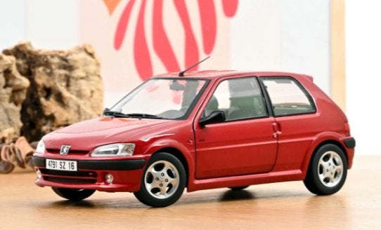 1:18 Peugeot 106 S16 - 1998 - Diablo Rood - NIEUW!, Auto, ., Nieuw, Norev