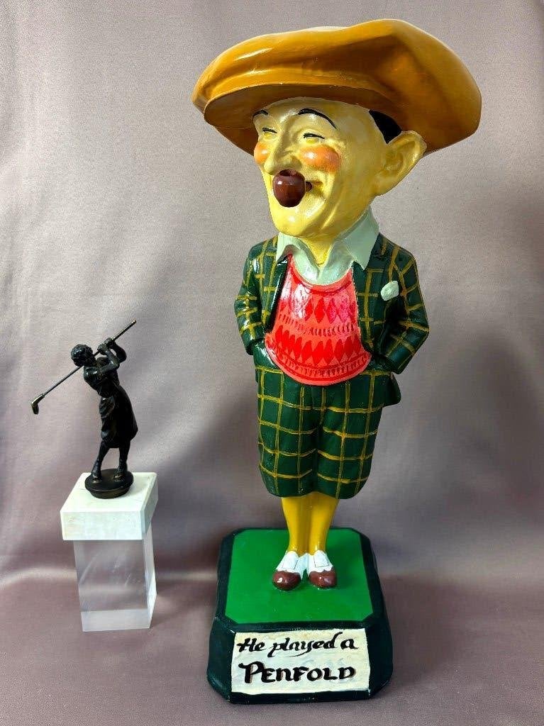 Beeld Golfers, Ophalen of Verzenden, Gebruikt, Overige typen, Overige merken