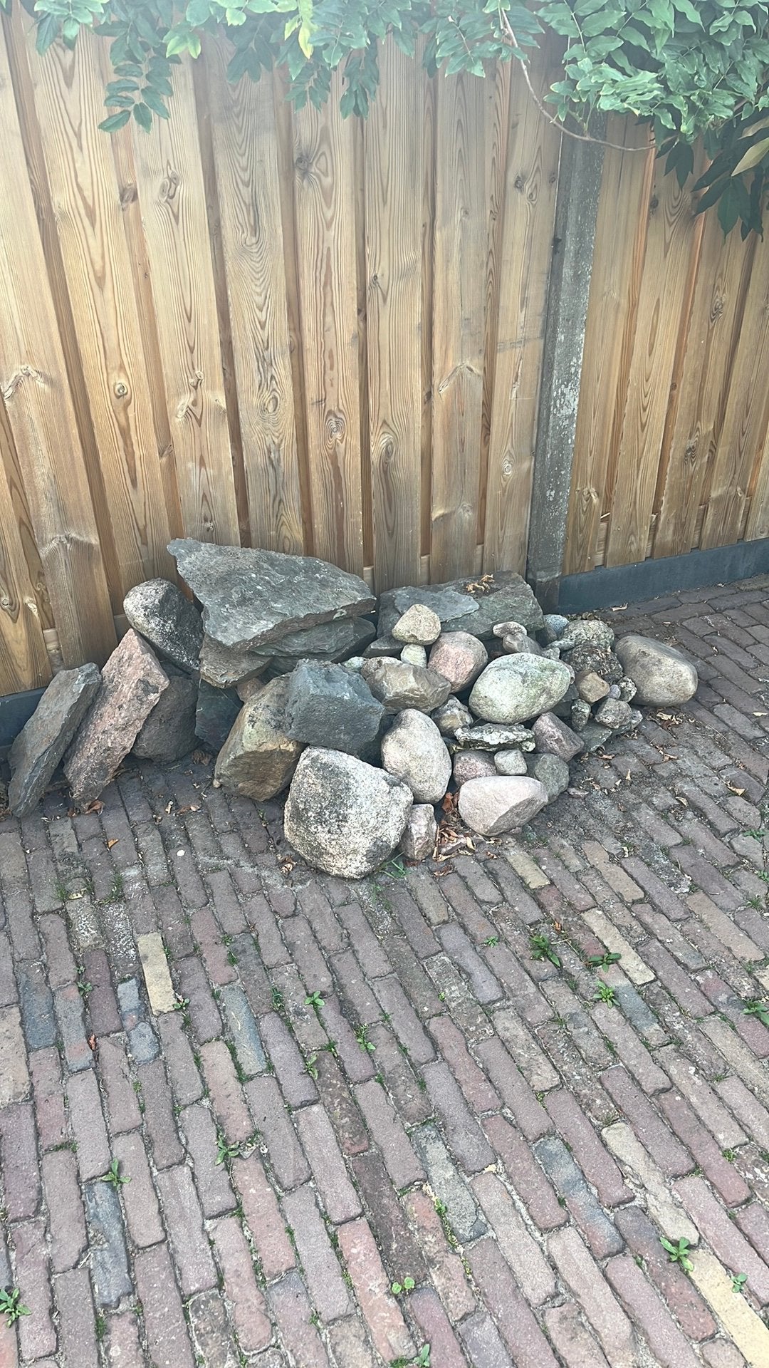 Stenen, Ophalen, Zo goed als nieuw