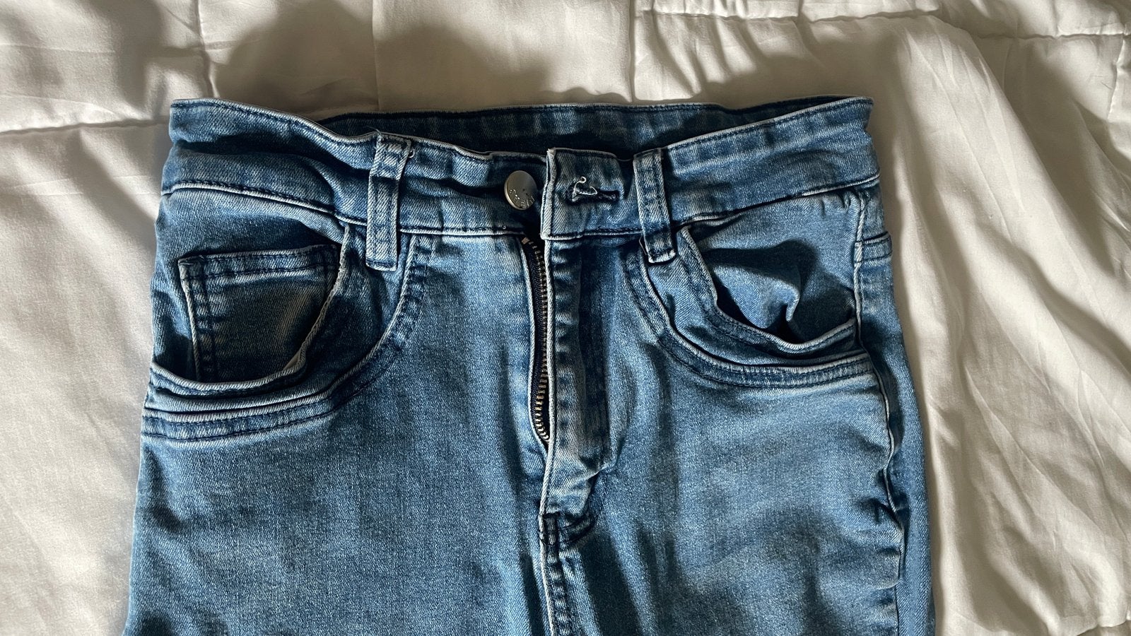 Shein flared jeans - Maat 36S/38M, Ophalen of Verzenden, Zo goed als nieuw, Blauw, Overige jeansmaten