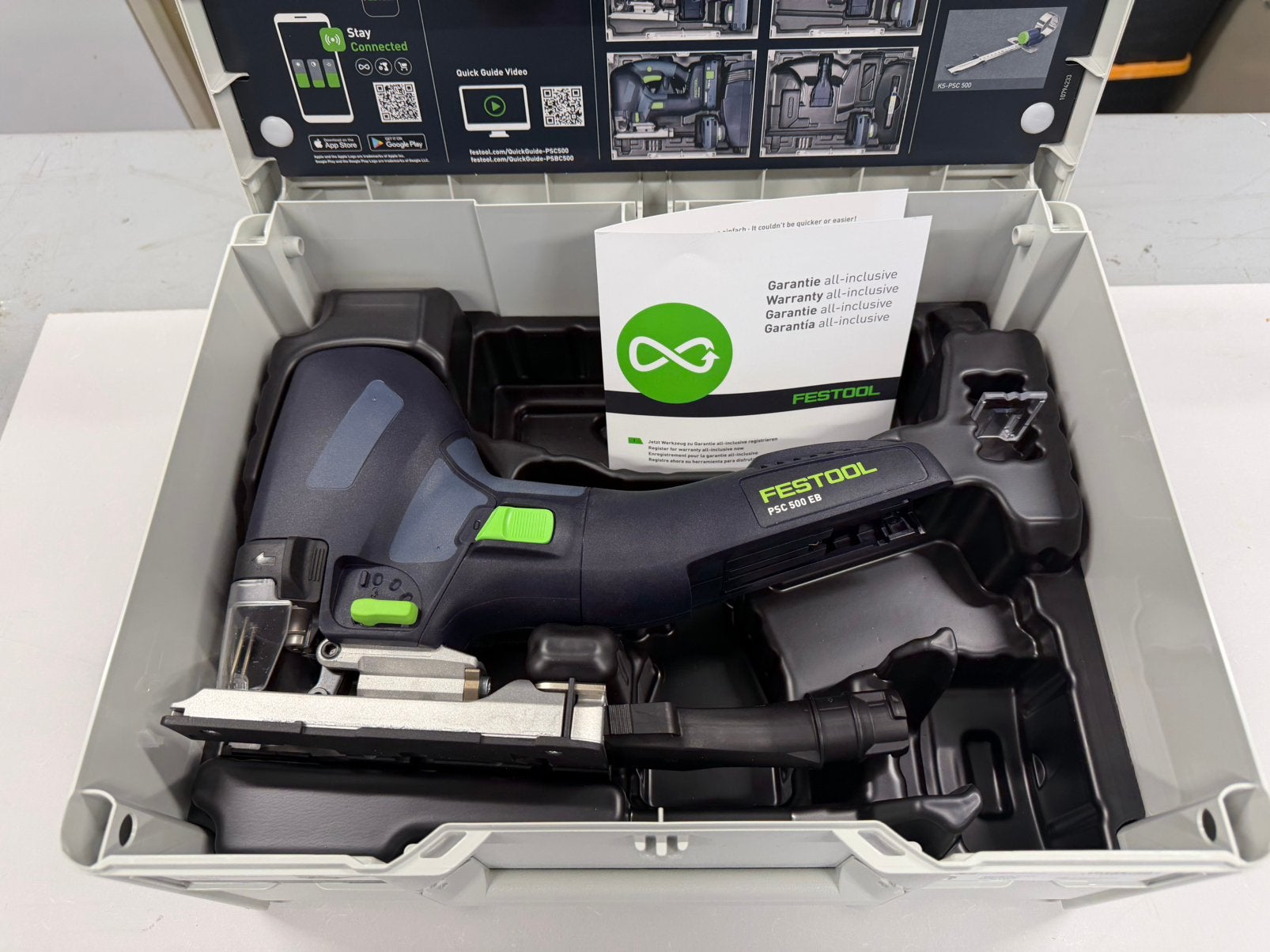 Festool PSC 500 EB Basic Nieuw !!, Nieuw, Ophalen of Verzenden, 1200 watt of meer, Decoupeerzaag