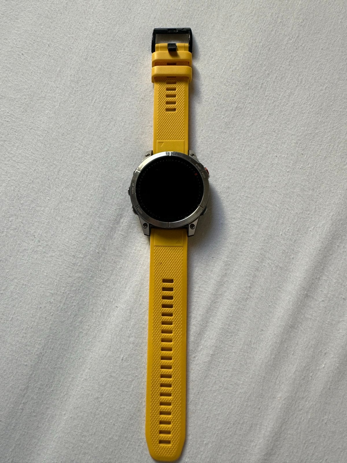 Garmin Epix Gen 2 Sapphire Smartwatch Geel, Sieraden, Tassen en Uiterlijk, Afstand, Geel, Ophalen of Verzenden, Zo goed als nieuw