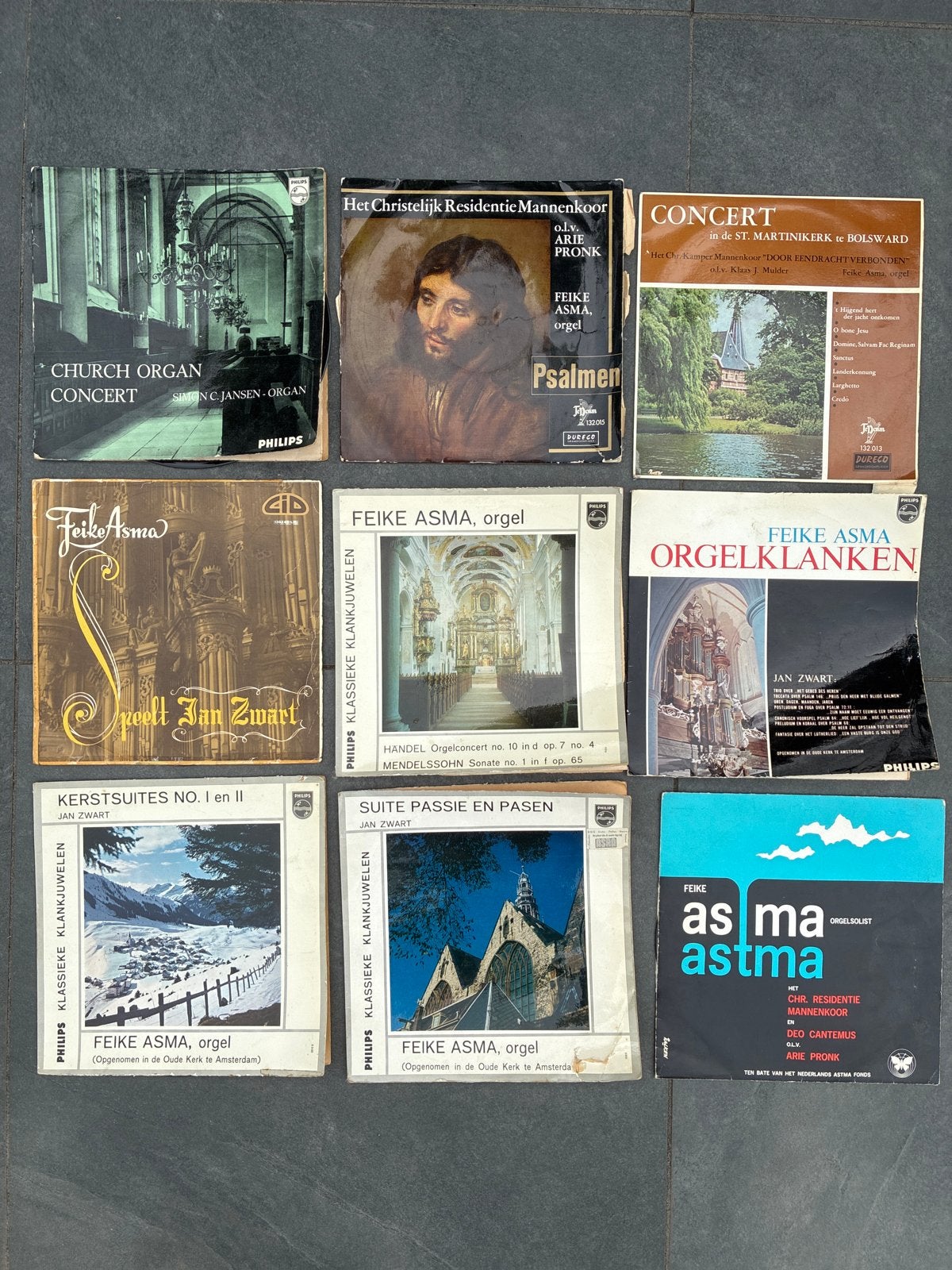 Verzameling mini-lp’s (25cm) orgel- en koormuziek, Cd's en Dvd's, Vinyl | Klassiek, Gebruikt, Overige componisten, Ophalen of Verzenden