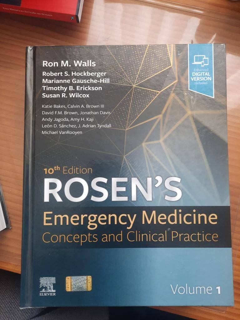 Rosen's Emergency Medicine 10e - Deel 1 & 2, Ron M. Walls, Robert S. Hockberger, Marianne Gausche-Hill, Ophalen of Verzenden, Beta