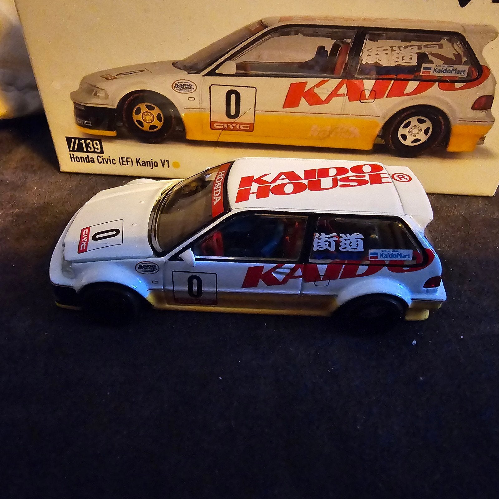 Honda Civic (EF) Kanjo V1 Kaido House Mini GT, Overige merken, Onbekend adres, gelieve zelf te controleren, 1:50 of kleiner, Auto