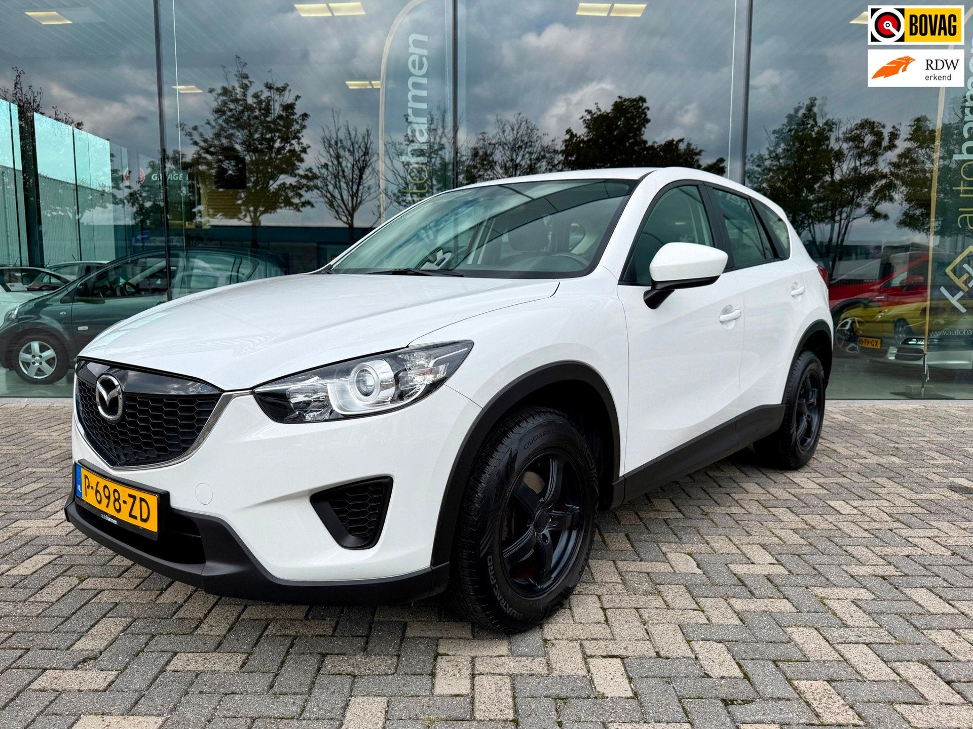 Mazda CX-5 2.0 S 2WD 165pk Prime, Trekhaak, PDC, 4 seizoenen, Auto's, Voorwielaandrijving, Stof, Zwart, 4 cilinders