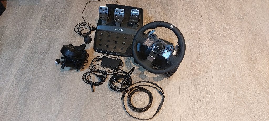 Gaming Stuur - Logitech G920 Driving Force + Shifter, Spelcomputers en Games, Spelcomputers | Overige Accessoires, Racestuur, Ophalen of Verzenden