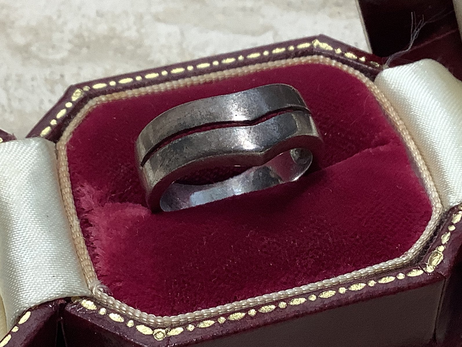 PRACHTIGE MASSIEVE ZILVEREN DESIGN RING, Verzenden, Zilver, Ring