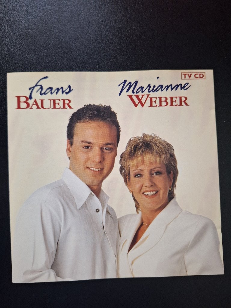 Frans Bauer & Marianne Weber - Frans Bauer & Marianne Weber, Inclusief boekje, Gebruikt, Ophalen of Verzenden, Levenslied of Smartlap