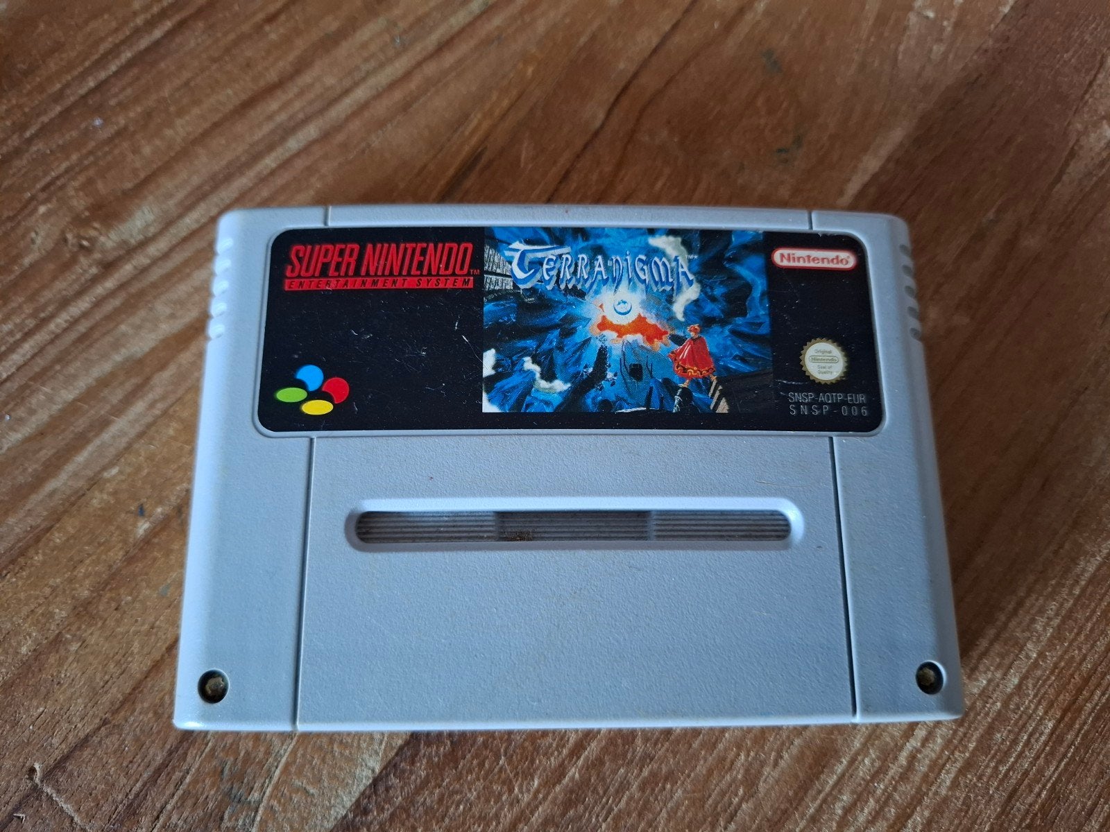 Terranigma Super Nintendo SNES Game Cartridge, Spelcomputers en Games, Gebruikt, 1 speler, Ophalen of Verzenden, Role Playing Game (Rpg)