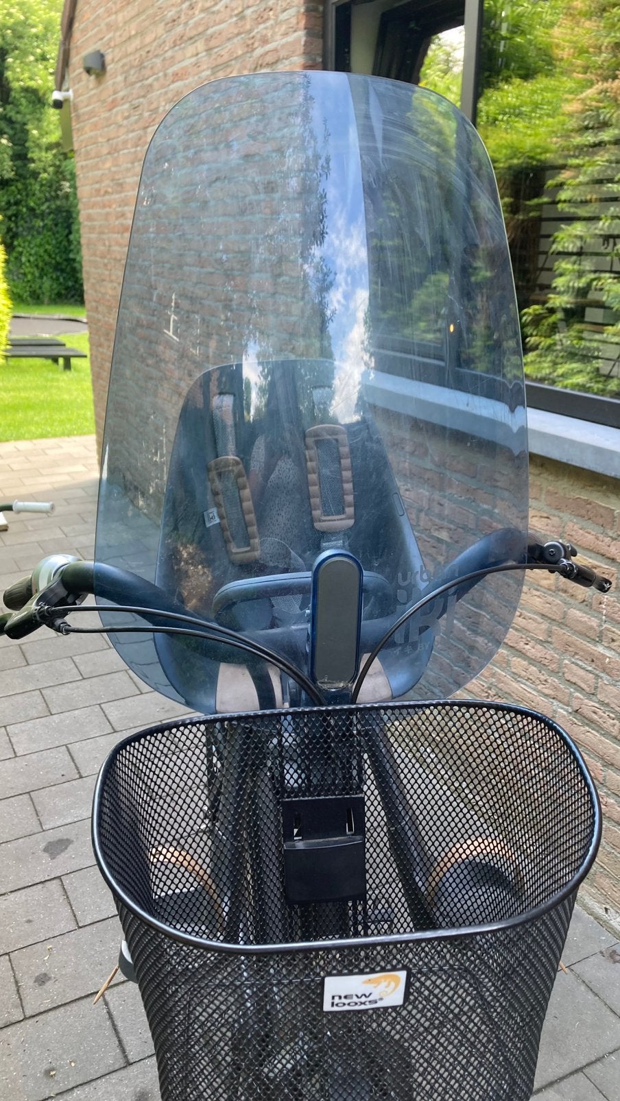Urban Iki voorzitje en windscherm, Ophalen, Gebruikt, Voorzitje, Voetsteuntjes