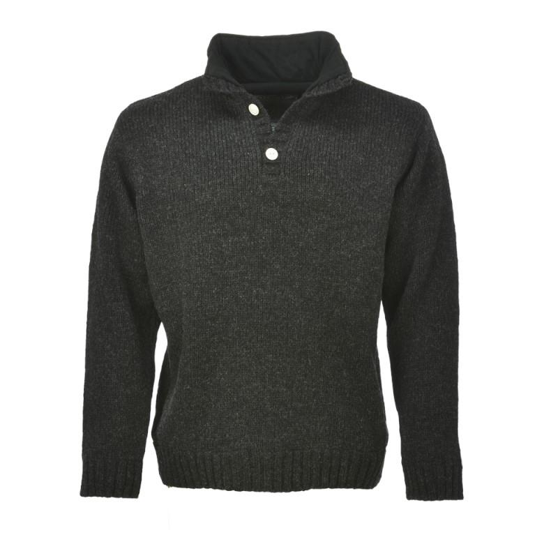 Pure Wool Brian MNL-1701 wollen trui antraciet – 100% wol, Werkschoenendeal, Marktplaats@werkschoenendeal.nl, Pure wool, Nieuw