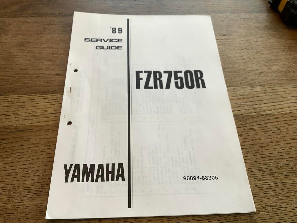 Yamaha FZR750R Service Handleiding '89, Verzenden, Yamaha