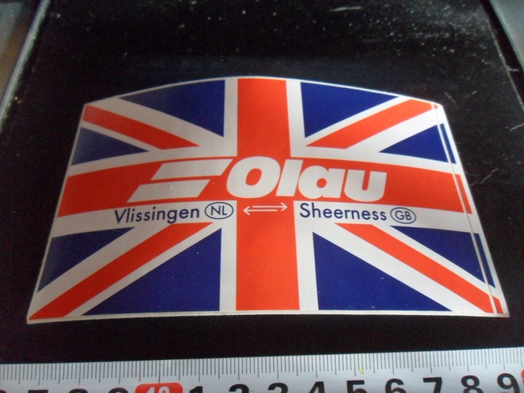 sticker 188 ferry OLAU vlissingen nl sheerness gb, Ophalen, Zo goed als nieuw