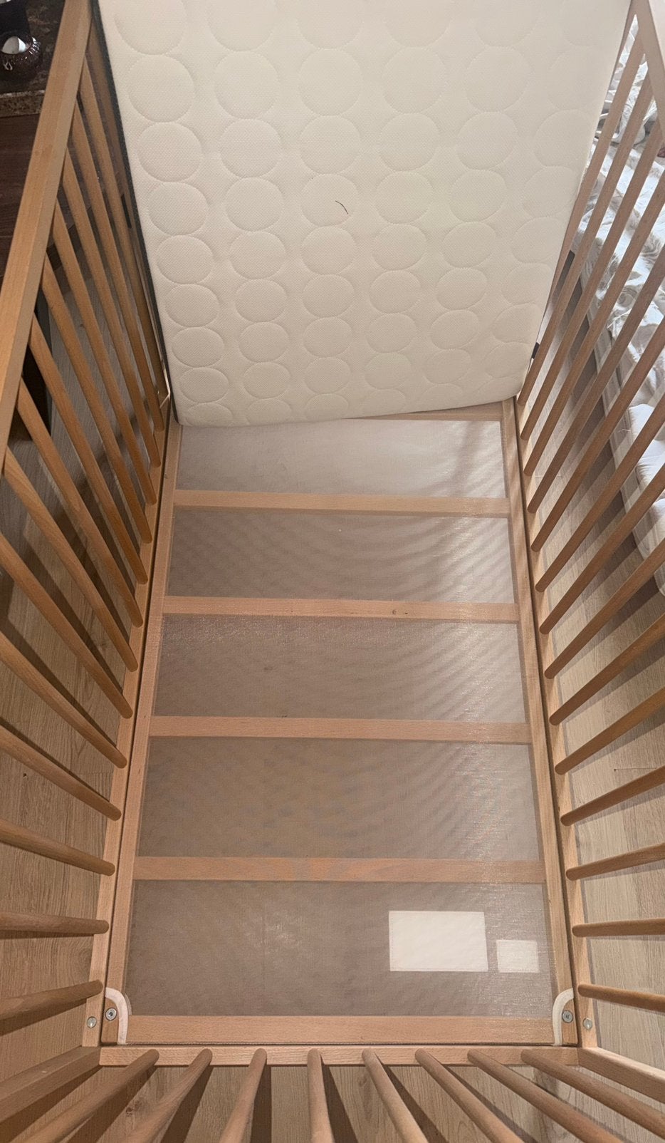 Ikea babybed + matras, Ophalen, Zo goed als nieuw
