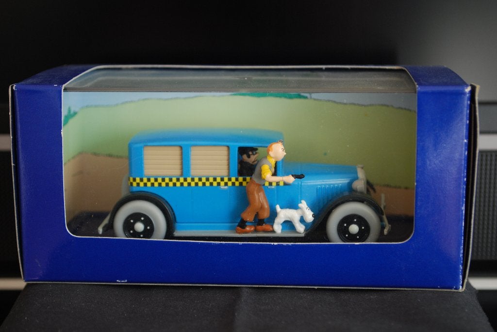 Kuifje auto No. 4 De Taxi Checker uit "Kuifje in Amerika", Ophalen of Verzenden, Zo goed als nieuw, Auto, Overige merken