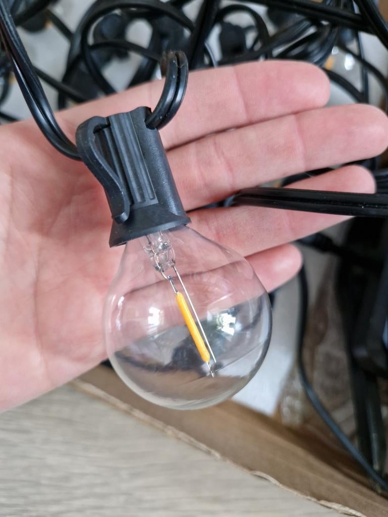 Lampjes. Solar String Light - 7.5m LED Verlichting, Ophalen, Zonne-energie, Minder dan 50 watt, Nieuw