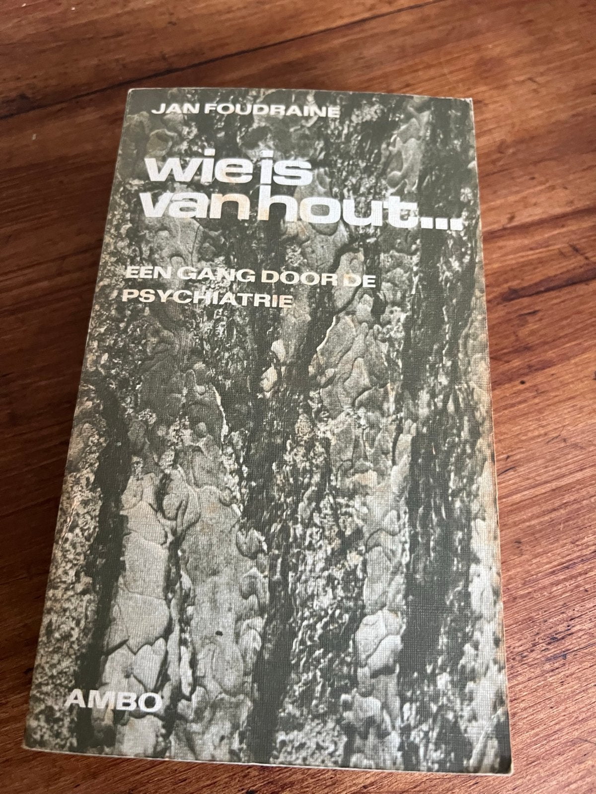 Wie is van hout... Een gang door de psychiatrie - Jan Foudra, Ophalen of Verzenden, Gelezen, Klinische psychologie