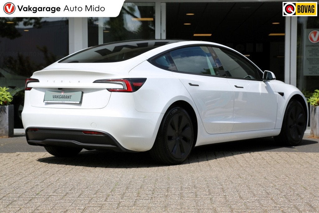 Tesla Model 3 Premium Long Range RWD 78kWh | SoH 96%, Auto's, 0 cilinders, Gebruikt, Zwart, Wit