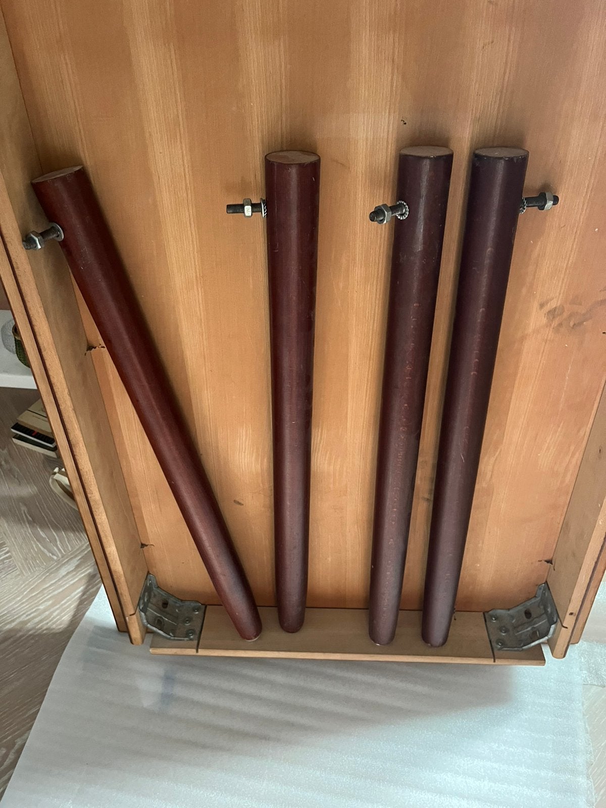 Eetkamer tafel hout 120/ 80 /76, Ophalen