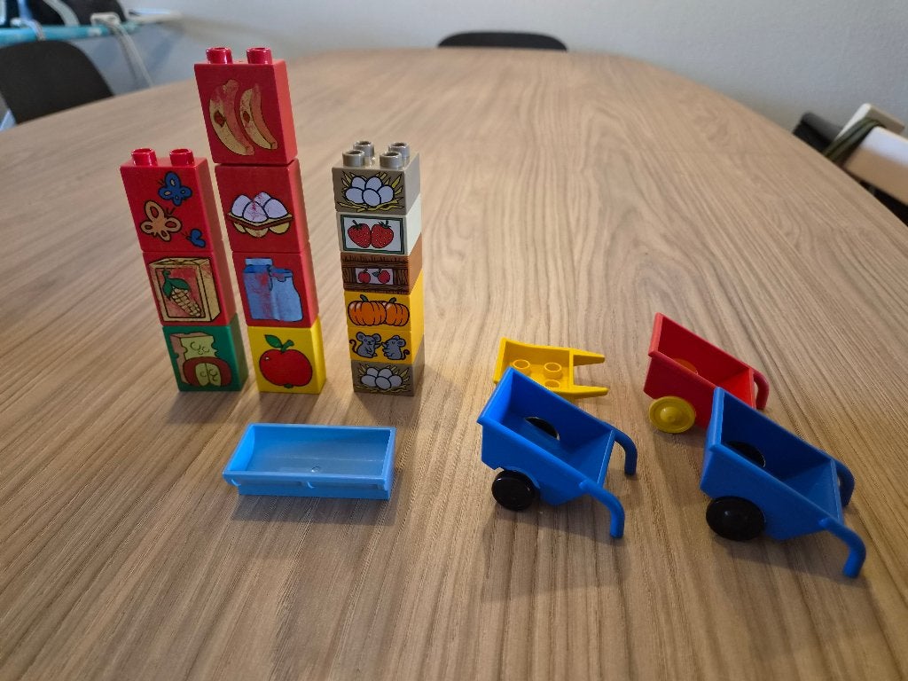 Foto 7 van Duplo diverse boerderij dieren en voertuigen