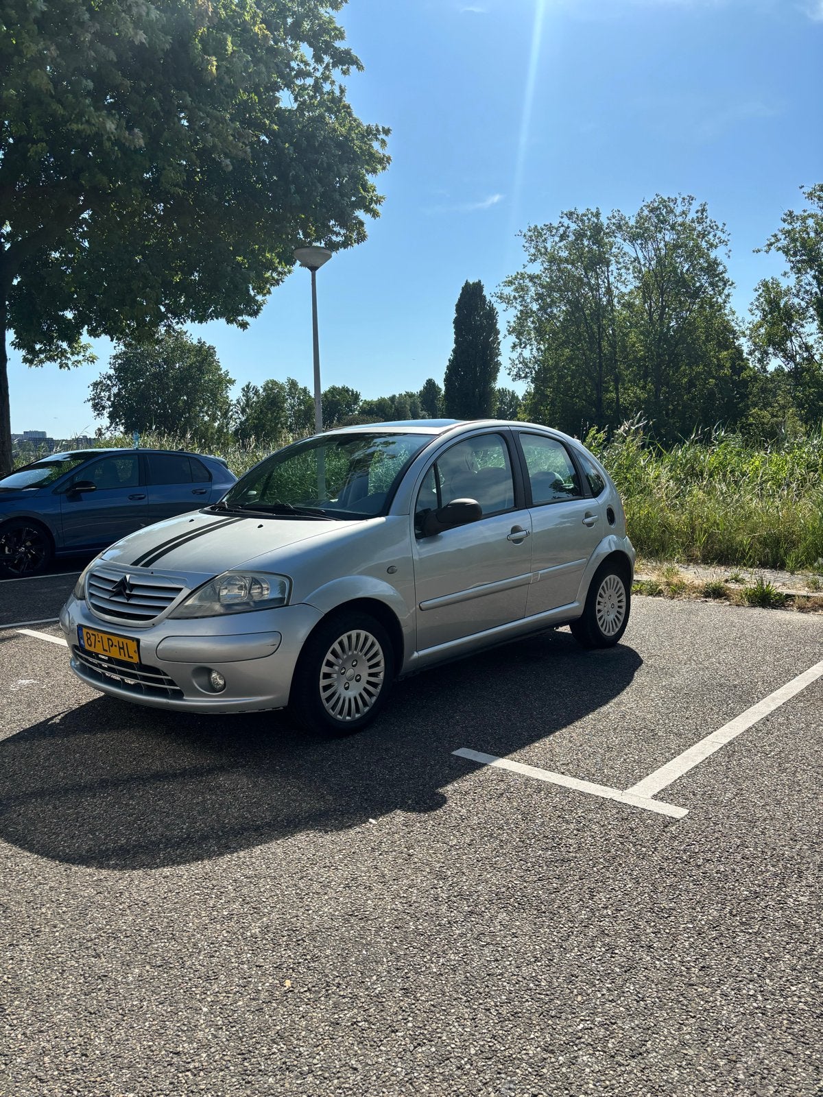 Citroën C3 1.6 I 16V Sensodrive 2003 Grijs, Auto's, Citroën, Stof, 40 €/maand, 4 cilinders, Origineel Nederlands
