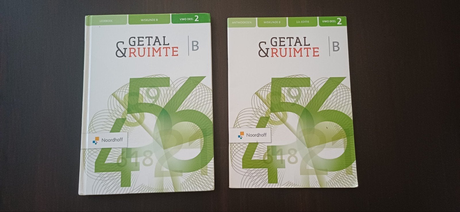 Getal & Ruimte B VWO 2 (Leerboek en Antwoordenboek), VWO, Ophalen of Verzenden, Zo goed als nieuw, Wiskunde B