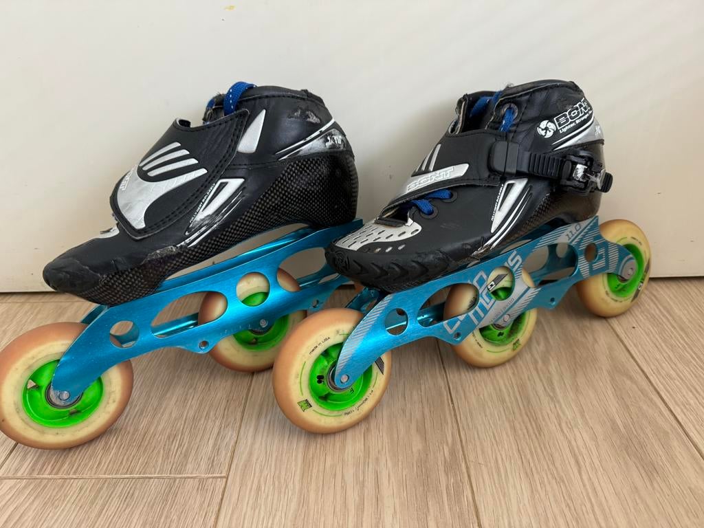 Bont Jet skeelers met Cadomotus frame, maat 35/36, Overige merken, Gebruikt, Kinderen, Overige typen
